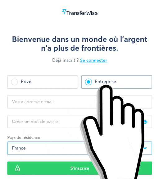 transferwise pour entreprise