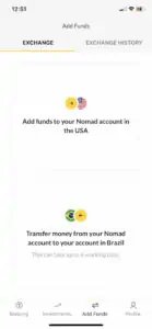 enviar dinheiro para os EUA com NOMAD