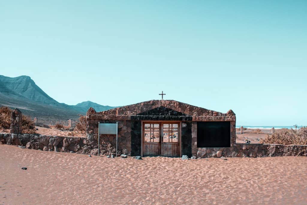 cemiterio na praia de Cofete Fuerteventura