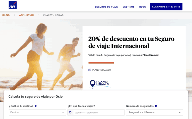 Codigo promocional Axa seguros