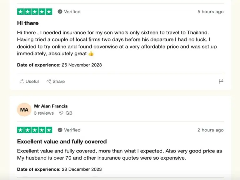 Coverwise insurance reviews Trustpilot
