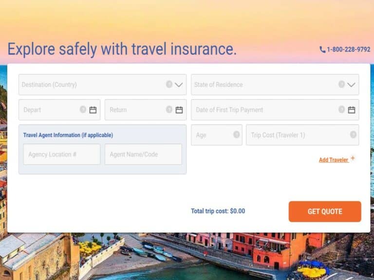 Travelex Home Page