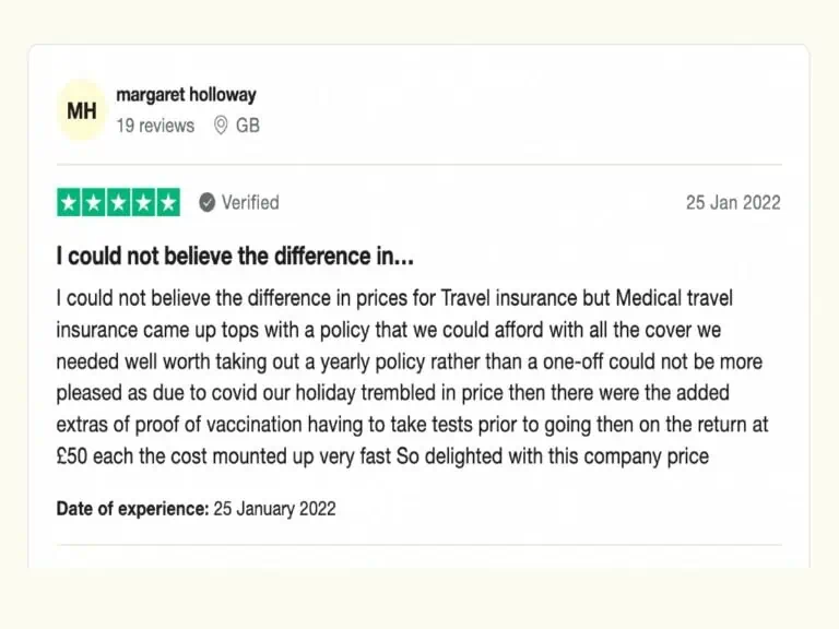 medical travel insurance trustpilot review 2