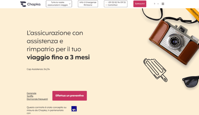 Recensioni Chapka Assicurazioni 2025: Opinione e Valutazione personale 4