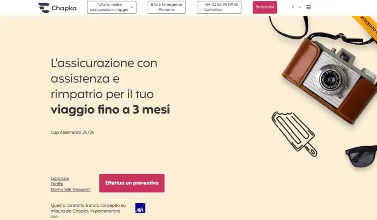 Recensioni Chapka Assicurazioni 2025: Opinione e Valutazione personale 4