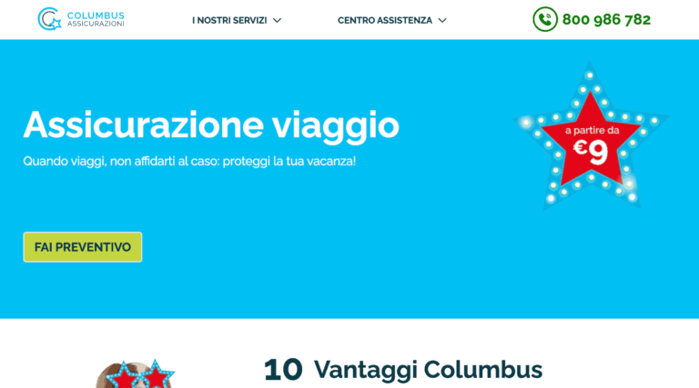 Codice sconto Columbus