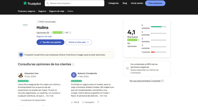 Opiniones Holins seguros